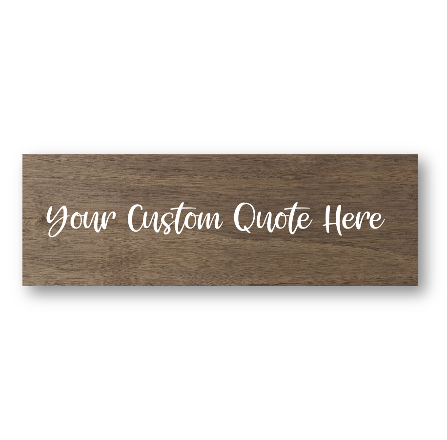 custom wood sign 10x30